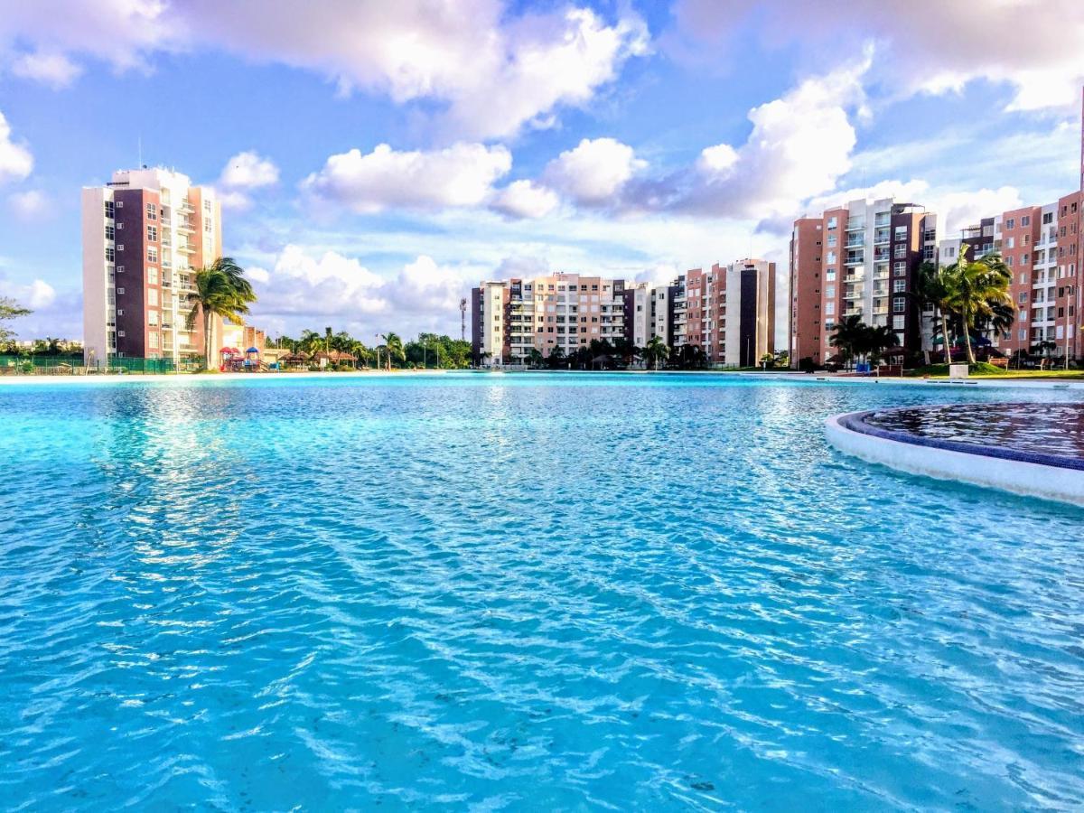 Escape Al Caribe Con Una Vista Impresionante En Pilarita'S Dream Lagoons Cancun Dış mekan fotoğraf
