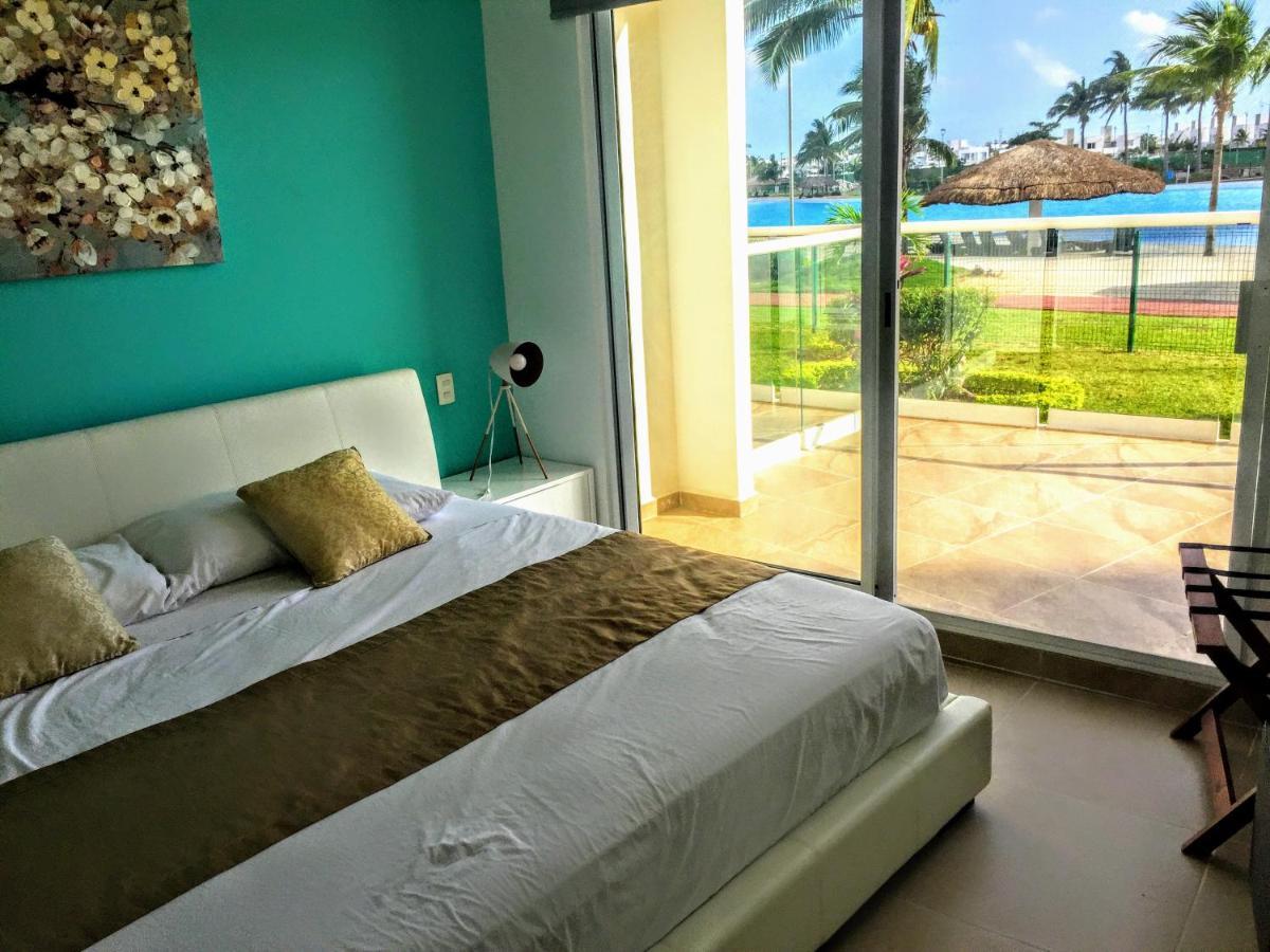 Escape Al Caribe Con Una Vista Impresionante En Pilarita'S Dream Lagoons Cancun Dış mekan fotoğraf
